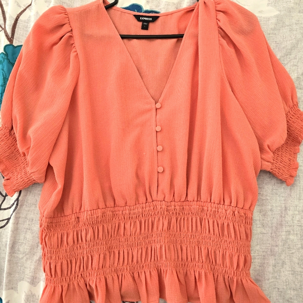 Express peplum blouse